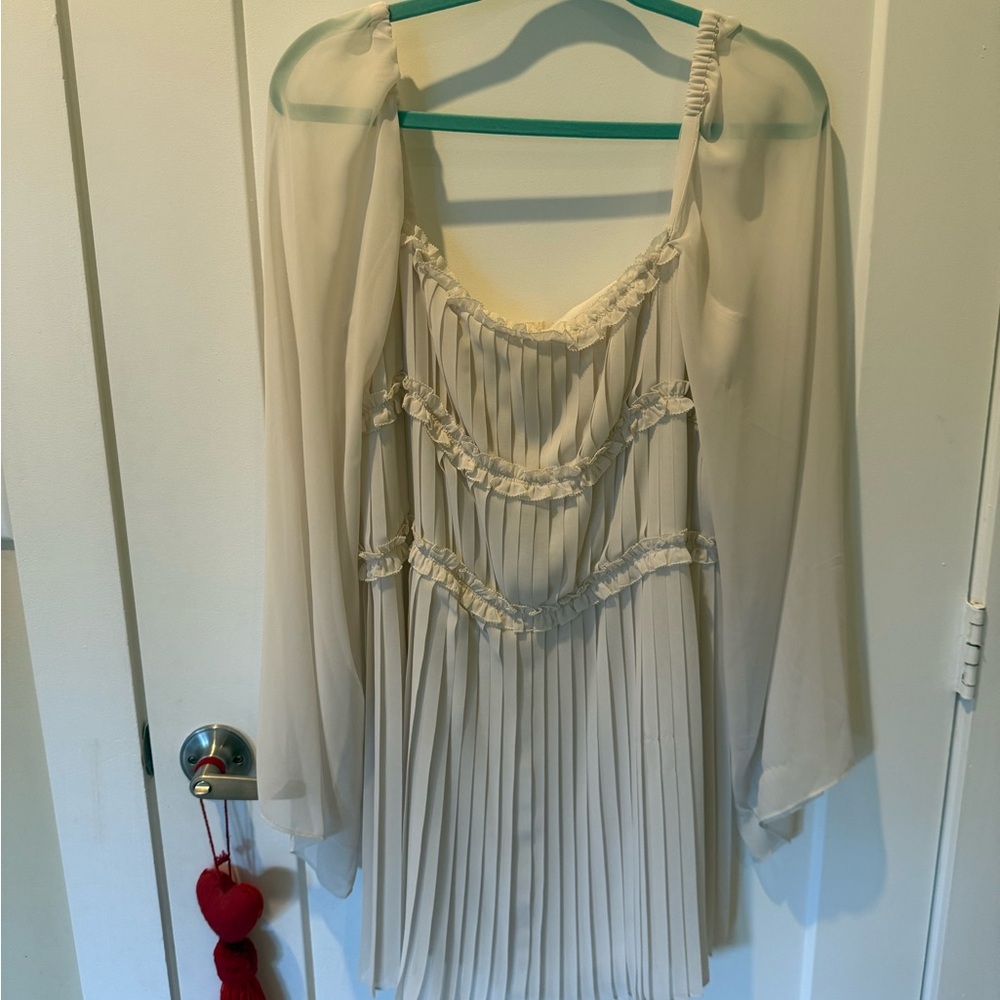 Alexis Ivory Ruffled Dress - Picture 10 of 12